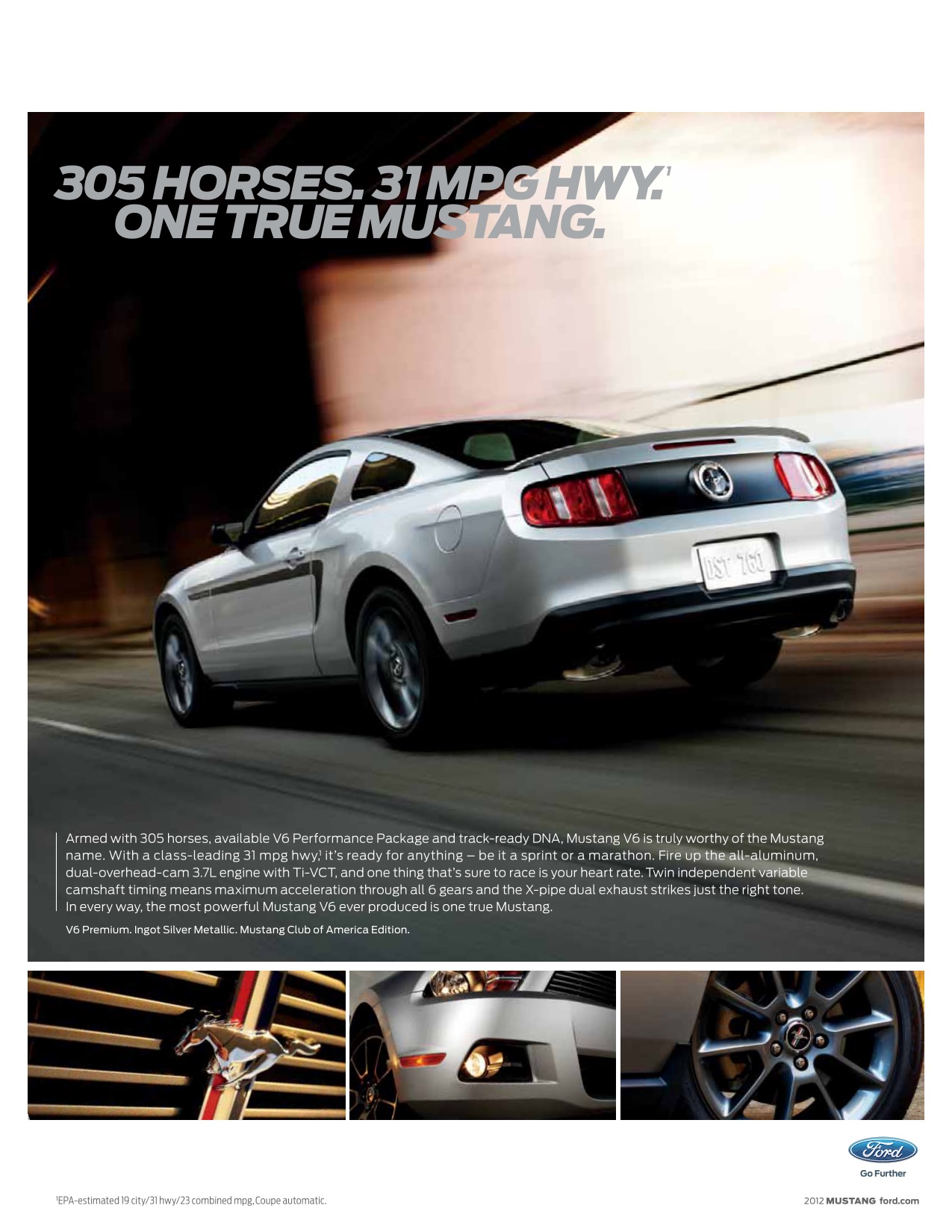 2012 Ford Mustang Brochure Page 12